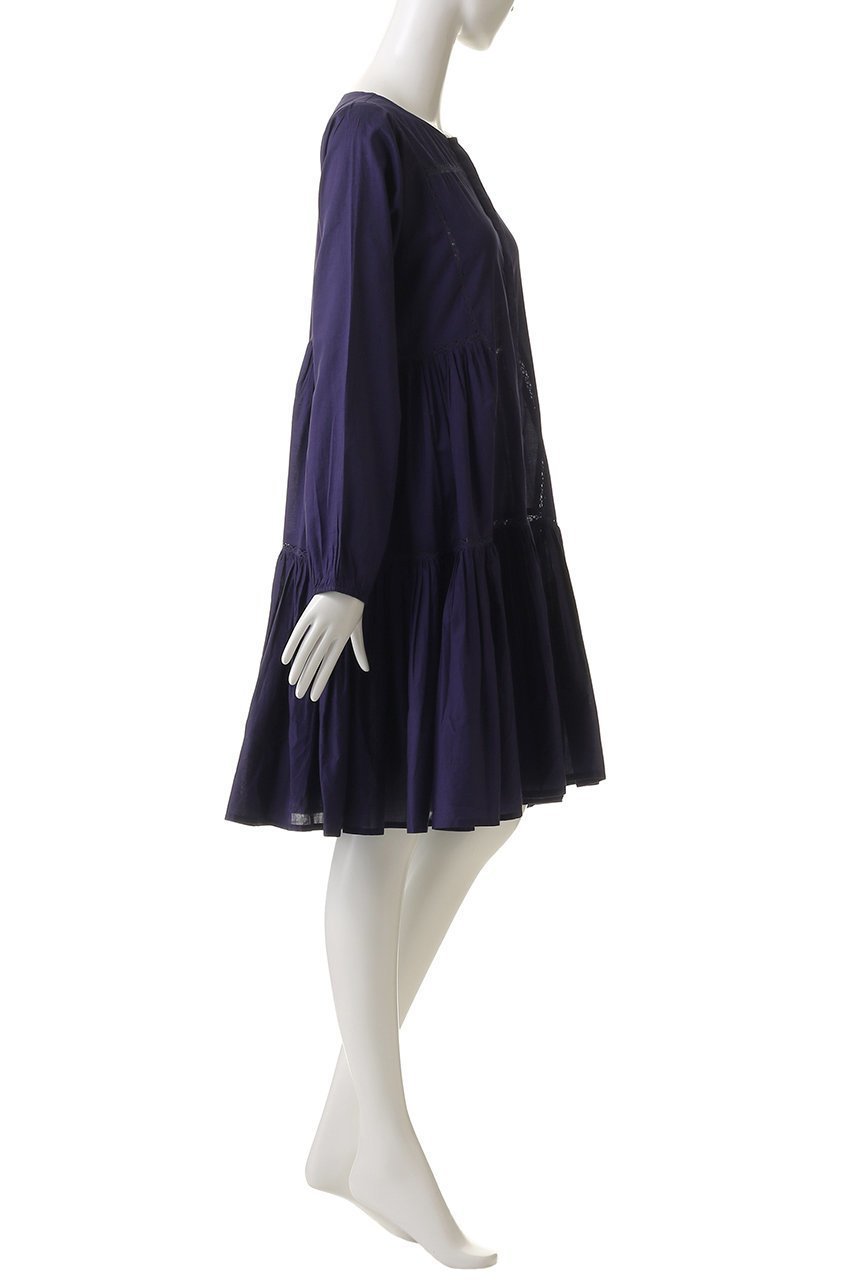 【マーレット/MERLETTE】のVEDA レーストリムギャザーミニシャツドレス 人気、トレンドファッション・服の通販 founy(ファニー) 　ファッション　Fashion　レディースファッション　Fashion for Women　ワンピース　Dresses　フォーマル・パーティードレス・結婚式用ドレス　Elegant & Casual Dresses　チュニック　Tunic Tops & Dresses　ギャザー　Gathered, Ruffled　チュニック　Tunic, Long Top　レース　Lace, Lace Fabric　軽量　Lightweight, Ultra Light　other-3|ID: prp329100004649906 ipo3291000000033590119