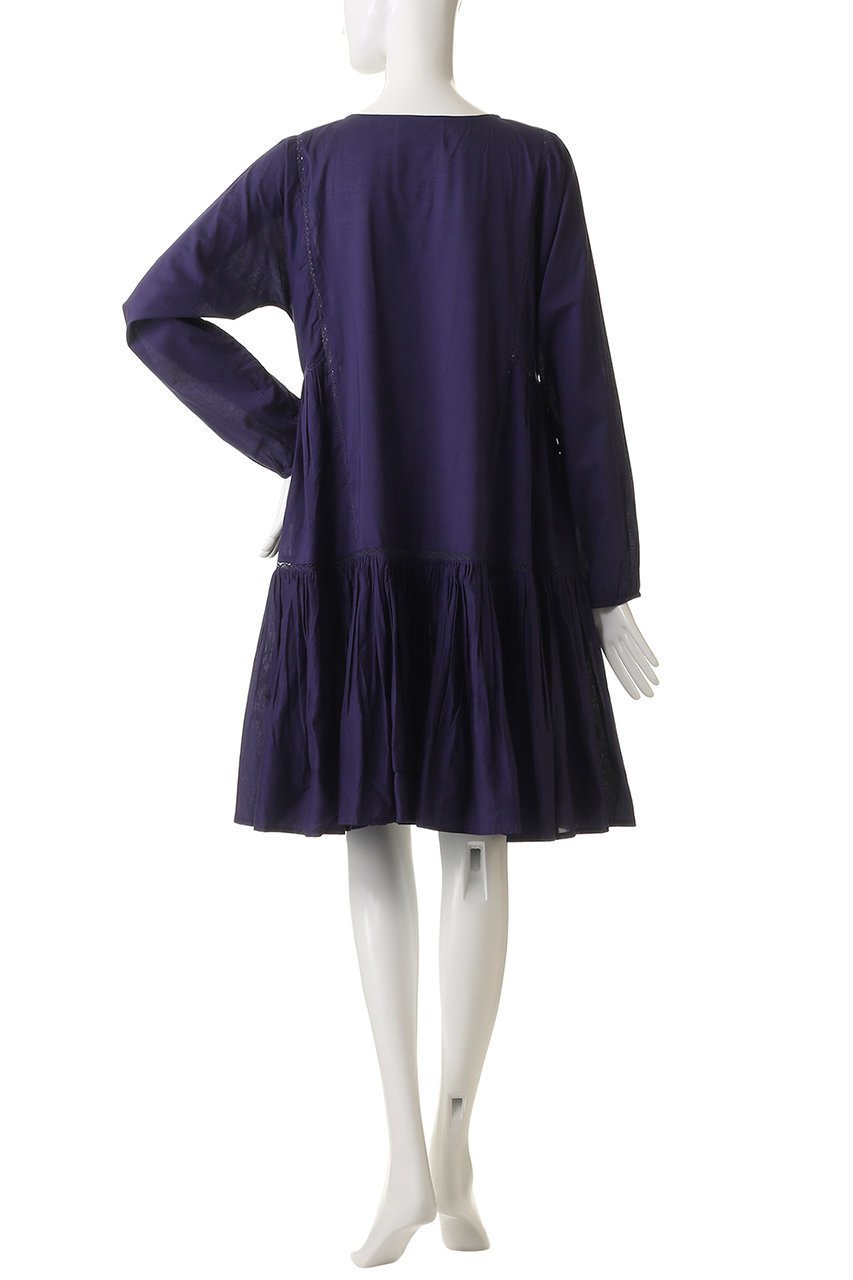 【マーレット/MERLETTE】のVEDA レーストリムギャザーミニシャツドレス 人気、トレンドファッション・服の通販 founy(ファニー) 　ファッション　Fashion　レディースファッション　Fashion for Women　ワンピース　Dresses　フォーマル・パーティードレス・結婚式用ドレス　Elegant & Casual Dresses　チュニック　Tunic Tops & Dresses　ギャザー　Gathered, Ruffled　チュニック　Tunic, Long Top　レース　Lace, Lace Fabric　軽量　Lightweight, Ultra Light　other-4|ID: prp329100004649906 ipo3291000000033590120