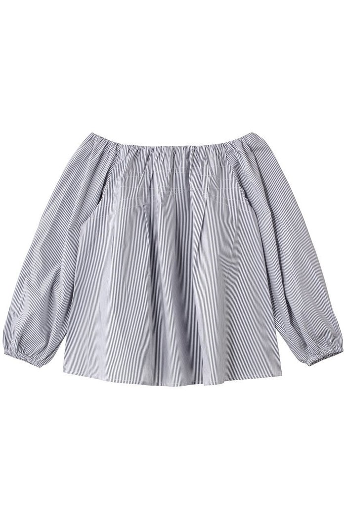 【マーレット/MERLETTE】のKAIYA ストライプオフショルダーブラウス インテリア・キッズ・メンズ・レディースファッション・服の通販 founy(ファニー) https://founy.com/ ファッション Fashion レディースファッション Fashion for Women トップス・カットソー Cut & Sew Tops シャツ・ブラウス・オフィスカジュアル Elegant Blouses & Button-Ups スリーブ Sleeve, Long Sleeve / Short Sleeve バランス Balance, Style Balance フェミニン Feminine, Girly モダン Modern, Contemporary リラックス Relax, Relaxed Fit ロング Long, Long-Length |ID: prp329100004649912 ipo3291000000036027870