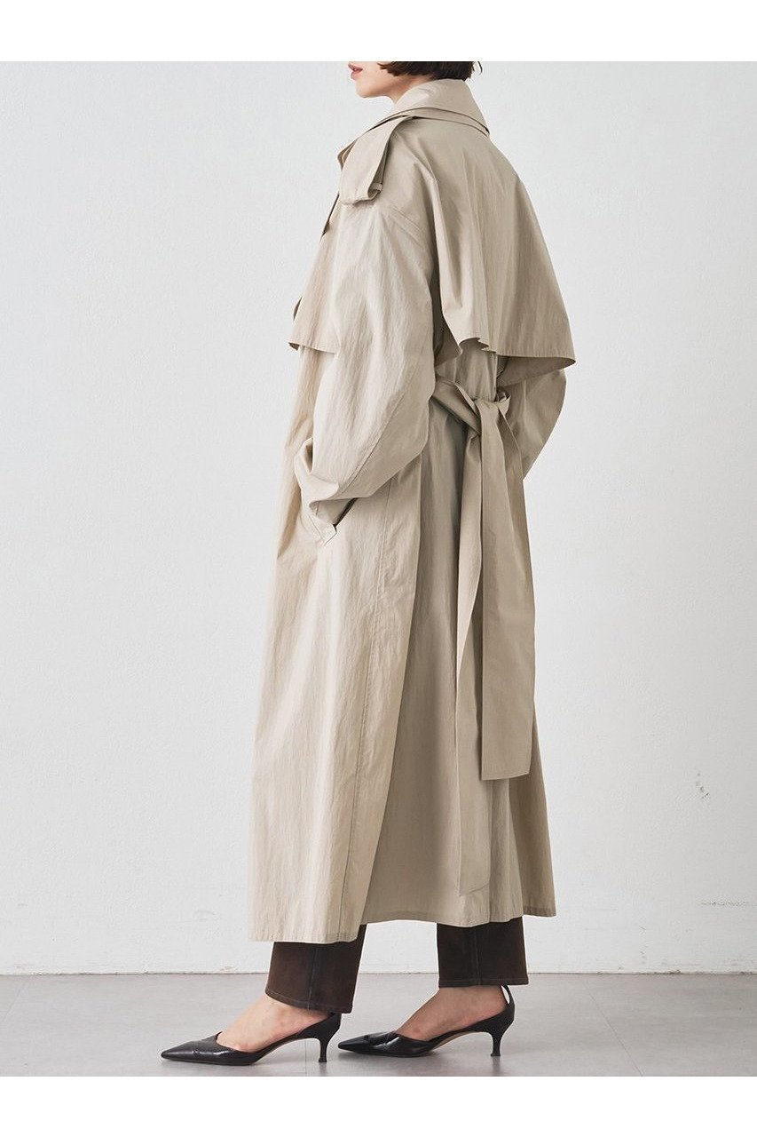 【ウィムガゼット/Whim Gazette】のロングトレンチコート 人気、トレンドファッション・服の通販 founy(ファニー) 　ファッション　Fashion　レディースファッション　Fashion for Women　アウター　Coat / Outerwear Collection　コート・ロングコート・ピーコート　Long Coats, Peacoats & More　トレンチコート / 春秋の定番アウター　Trench Coats　2025年　2025　2025-2026秋冬・A/W　Autumn/Winter 2025–26 AW25–26　インナー　Innerwear　シンプル　Simple, Minimal　タイプライター　Typewriter Fabric, Crisp Cotton　ロング　Long, Long-Length　エレガント 上品　Elegant　A/W・秋冬　Autumn/Winter　other-2|ID: prp329100004649914 ipo3291000000033590182