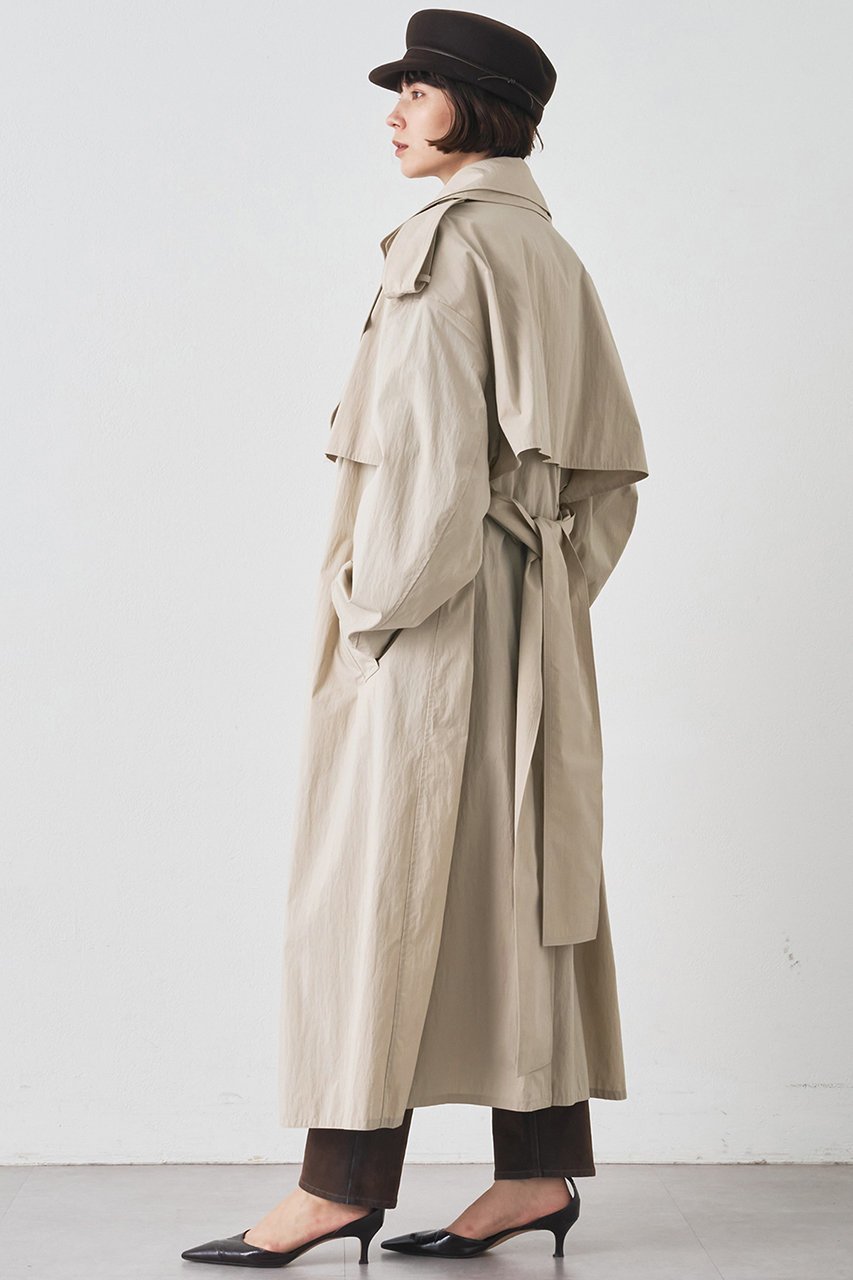 【ウィムガゼット/Whim Gazette】のロングトレンチコート 人気、トレンドファッション・服の通販 founy(ファニー) ファッション Fashion レディースファッション Fashion for Women アウター Coat / Outerwear Collection コート・ロングコート・ピーコート Long Coats, Peacoats & More トレンチコート / 春秋の定番アウター Trench Coats インナー Innerwear シンプル Simple, Minimal タイプライター Typewriter Fabric, Crisp Cotton ロング Long, Long-Length エレガント 上品 Elegant other-2|ID: prp329100004649914 ipo3291000000036203596
