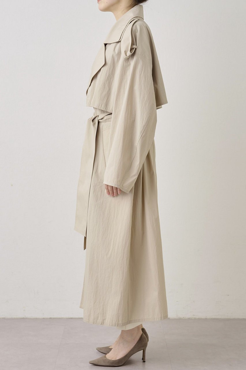 【ウィムガゼット/Whim Gazette】のロングトレンチコート 人気、トレンドファッション・服の通販 founy(ファニー) ファッション Fashion レディースファッション Fashion for Women アウター Coat / Outerwear Collection コート・ロングコート・ピーコート Long Coats, Peacoats & More トレンチコート / 春秋の定番アウター Trench Coats インナー Innerwear シンプル Simple, Minimal タイプライター Typewriter Fabric, Crisp Cotton ロング Long, Long-Length エレガント 上品 Elegant other-7|ID: prp329100004649914 ipo3291000000036203603