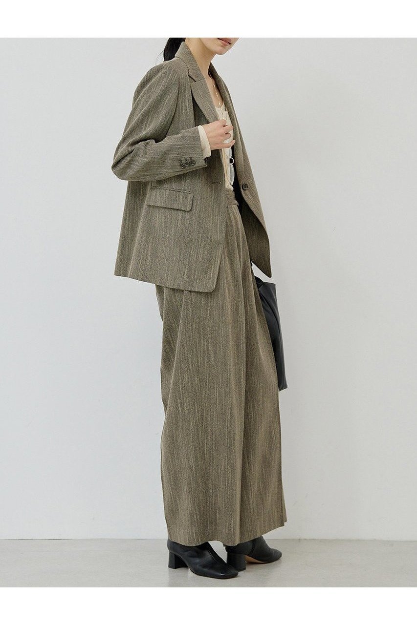 【ガリャルダガランテ/GALLARDAGALANTE】の【セットアップ対応】シングルツイードジャケット 人気、トレンドファッション・服の通販 founy(ファニー) 　ファッション　Fashion　レディースファッション　Fashion for Women　アウター　Coat / Outerwear Collection　レディースジャケット・軽アウター　Jackets　2025年　2025　2025-2026秋冬・A/W　Autumn/Winter 2025–26 AW25–26　おすすめ　Recommended / Our Picks　クラシック　Classic, Timeless Style　ジャケット　Jacket, Outerwear　セットアップ　Set-Up, Coordinated Outfit　ツイード　Twill, Twill Weave　マニッシュ　Mannish, Boyish　ルーズ　Loose, Oversized　A/W・秋冬　Autumn/Winter　other-3|ID: prp329100004649916 ipo3291000000033590199