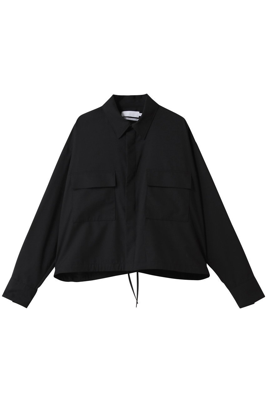 【グラフペーパー/Graphpaper】のTechno Wool Tropical Shirt Blouson/ブルゾン インテリア・キッズ・メンズ・レディースファッション・服の通販 founy(ファニー) 　ファッション　Fashion　レディースファッション　Fashion for Women　アウター　Coat / Outerwear Collection　レディースジャケット・軽アウター　Jackets　ブルゾンジャケット・スポーティアウター　Blouson Jackets　2025年　2025　2025-2026秋冬・A/W　Autumn/Winter 2025–26 AW25–26　ジャケット　Jacket, Outerwear　ブルゾン　Blouson, Bomber Jacket　ワイド　Wide, Wide Fit　A/W・秋冬　Autumn/Winter　ブラック|ID: prp329100004649918 ipo3291000000033590217