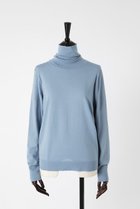 【オーヴィル/EAUVIRE】の30ゲージタートルネックプルオーバー ライトブルー|ID:prp329100004649921
