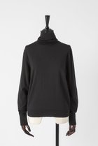 【オーヴィル/EAUVIRE】の30ゲージタートルネックプルオーバー ブラック|ID:prp329100004649921