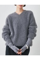 【ウィムガゼット/Whim Gazette】のファーVプルオーバー 人気、トレンドファッション・服の通販 founy(ファニー) ファッション Fashion レディースファッション Fashion for Women トップス・カットソー Cut & Sew Tops ニット Knit Tops & Sweaters カジュアルプルオーバー・ニットトップス Pullovers & Knit Tops / Casual Pullovers 2025年 2025 2025-2026秋冬・A/W Autumn/Winter 2025–26 AW25–26 フォックス Fox, Fox Fur ボトム Bottoms, Lower Wear エレガント 上品 Elegant A/W・秋冬 Autumn/Winter |ID:prp329100004649922
