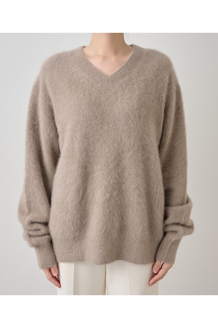 【ウィムガゼット/Whim Gazette】のファーVプルオーバー 人気、トレンドファッション・服の通販 founy(ファニー) 　ファッション　Fashion　レディースファッション　Fashion for Women　トップス・カットソー　Cut & Sew Tops　ニット　Knit Tops & Sweaters　カジュアルプルオーバー・ニットトップス　Pullovers & Knit Tops / Casual Pullovers　2025年　2025　2025-2026秋冬・A/W　Autumn/Winter 2025–26 AW25–26　フォックス　Fox, Fox Fur　ボトム　Bottoms, Lower Wear　エレガント 上品　Elegant　A/W・秋冬　Autumn/Winter　other-6|ID: prp329100004649922 ipo3291000000033590259