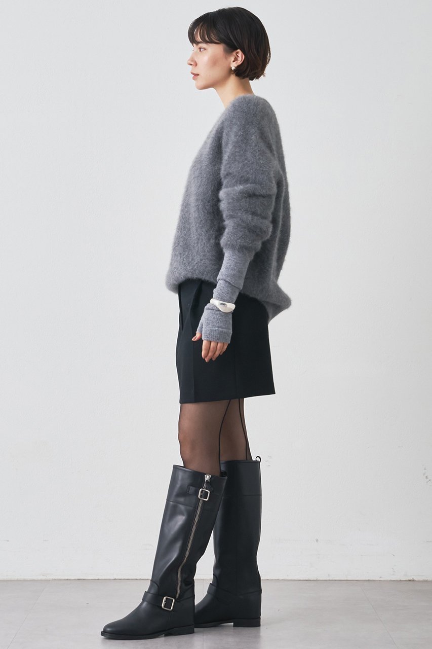 【ウィムガゼット/Whim Gazette】のファーVプルオーバー 人気、トレンドファッション・服の通販 founy(ファニー) ファッション Fashion レディースファッション Fashion for Women トップス・カットソー Cut & Sew Tops ニット Knit Tops & Sweaters カジュアルプルオーバー・ニットトップス Pullovers & Knit Tops / Casual Pullovers フォックス Fox, Fox Fur ボトム Bottoms, Lower Wear エレガント 上品 Elegant other-5|ID: prp329100004649922 ipo3291000000035406139