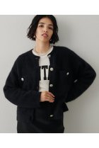 【ウィムガゼット/Whim Gazette】のファーボタンジャケット 人気、トレンドファッション・服の通販 founy(ファニー) ファッション Fashion レディースファッション Fashion for Women カーディガン Cardigan, Knitwear クラシカル Classical, Vintage-Inspired コンパクト Compact, Small Size ジャケット Jacket, Outerwear フォックス Fox, Fox Fur フロント Front, Front Design ボトム Bottoms, Lower Wear メタル Metal, Metal Parts エレガント 上品 Elegant 再入荷 Restock / Back in Stock 定番 Standard, Basic Item thumbnail ブラック|ID: prp329100004649924 ipo3291000000034028201