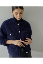 【ウィムガゼット/Whim Gazette】のファーボタンジャケット 人気、トレンドファッション・服の通販 founy(ファニー) ファッション Fashion レディースファッション Fashion for Women カーディガン Cardigan, Knitwear クラシカル Classical, Vintage-Inspired コンパクト Compact, Small Size ジャケット Jacket, Outerwear フォックス Fox, Fox Fur フロント Front, Front Design ボトム Bottoms, Lower Wear メタル Metal, Metal Parts エレガント 上品 Elegant 再入荷 Restock / Back in Stock 定番 Standard, Basic Item thumbnail ネイビー|ID: prp329100004649924 ipo3291000000034028202