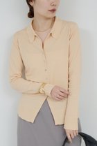 【ガリャルダガランテ/GALLARDAGALANTE】の総針ポロカーデ ベージュ|ID: prp329100004649925 ipo3291000000036203607