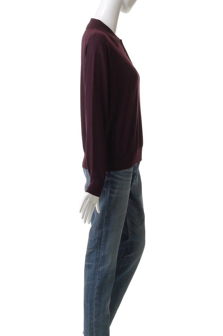 【デミーリー/DEMYLEE】のGISELLA メリノウール ポロニットプルオーバー 人気、トレンドファッション・服の通販 founy(ファニー) 　ファッション　Fashion　レディースファッション　Fashion for Women　トップス・カットソー　Cut & Sew Tops　ニット　Knit Tops & Sweaters　カジュアルプルオーバー・ニットトップス　Pullovers & Knit Tops / Casual Pullovers　2025年　2025　2025-2026秋冬・A/W　Autumn/Winter 2025–26 AW25–26　クラシカル　Classical, Vintage-Inspired　クラシック　Classic, Timeless Style　デニム　Denim, Jeans Material　ポロシャツ　Polo Shirt, Collared Tee　A/W・秋冬　Autumn/Winter　other-3|ID: prp329100004649928 ipo3291000000033590312