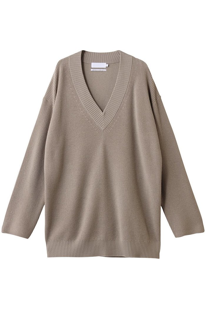 【グラフペーパー/Graphpaper】のMercerized Fine Wool Oversized V Neck Knit/ニット インテリア・キッズ・メンズ・レディースファッション・服の通販 founy(ファニー) https://founy.com/ ファッション Fashion レディースファッション Fashion for Women トップス・カットソー Cut & Sew Tops ニット Knit Tops & Sweaters カジュアルプルオーバー・ニットトップス Pullovers & Knit Tops / Casual Pullovers 2025年 2025 2025-2026秋冬・A/W Autumn/Winter 2025–26 AW25–26 なめらか Smooth, Silky Texture バランス Balance, Style Balance リラックス Relax, Relaxed Fit エレガント 上品 Elegant A/W・秋冬 Autumn/Winter |ID: prp329100004649929 ipo3291000000033590316