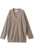 【グラフペーパー/Graphpaper】のMercerized Fine Wool Oversized V Neck Knit/ニット グレージュ|ID: prp329100004649929 ipo3291000000036203619