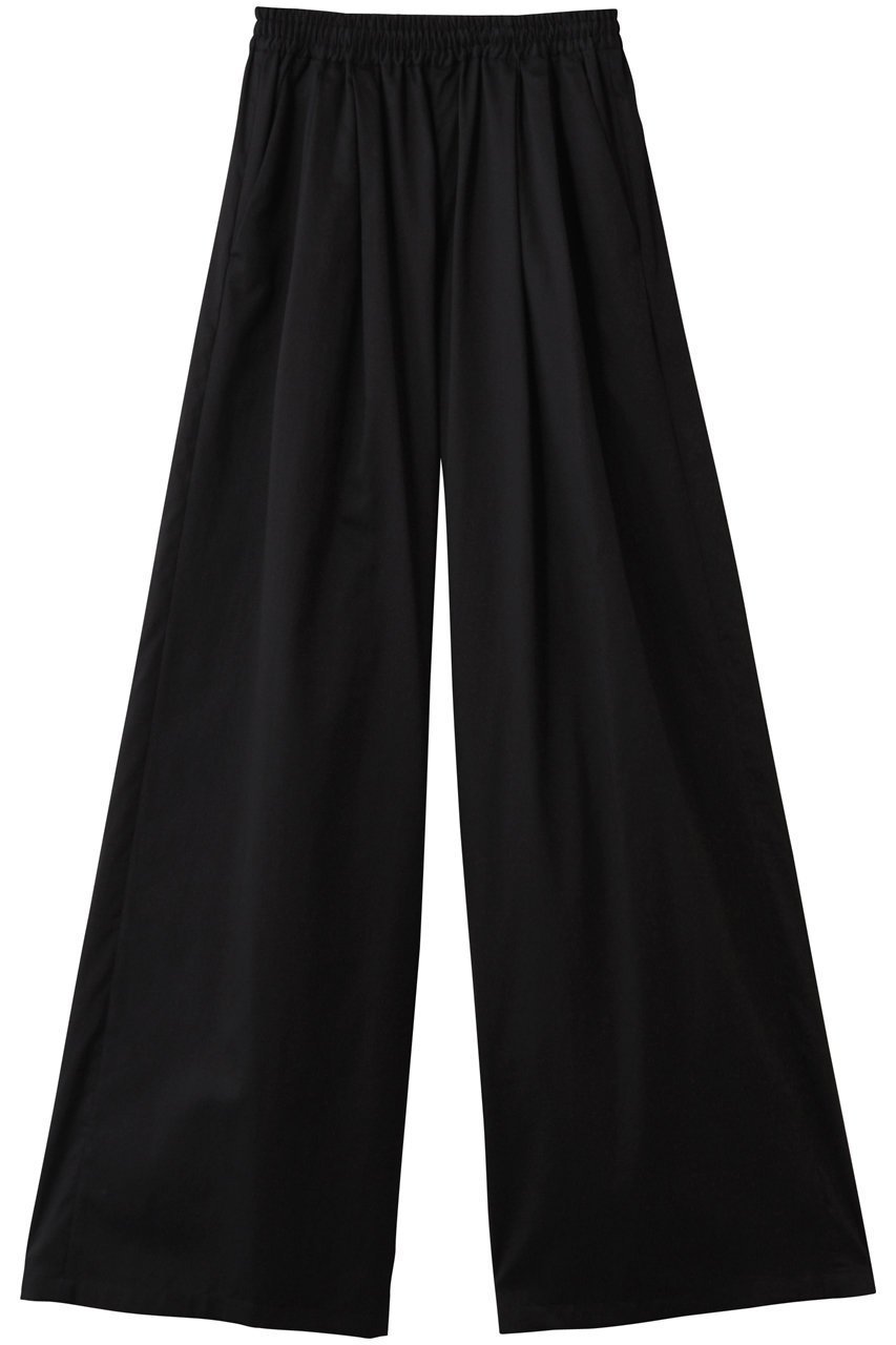 【グラフペーパー/Graphpaper】のSilicon Poplin Two Tuck Easy Wide Pants/ワイドパンツ インテリア・キッズ・メンズ・レディースファッション・服の通販 founy(ファニー) 　ファッション　Fashion　レディースファッション　Fashion for Women　パンツ　Pants & Trousers　2025年　2025　2025-2026秋冬・A/W　Autumn/Winter 2025–26 AW25–26　なめらか　Smooth, Silky Texture　シリコン　Silicone, Silicone Material　ワイド　Wide, Wide Fit　A/W・秋冬　Autumn/Winter　ブラック|ID: prp329100004649933 ipo3291000000033590348