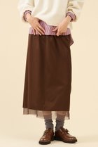 【マルティニーク/martinique】のウールサテンスカート 人気、トレンドファッション・服の通販 founy(ファニー) ファッション Fashion レディースファッション Fashion for Women スカート Skirts ロングスカート Long Skirts / Maxi & Midi Skirts 2025年 2025 2025-2026秋冬・A/W Autumn/Winter 2025–26 AW25–26 おすすめ Recommended / Our Picks オーガンジー Organza Fabric サテン Satin, Glossy Fabric シルク Silk, 100% Silk ストレッチ Stretch, Stretchy Fabric ロング Long, Long-Length 秋 Autumn A/W・秋冬 Autumn/Winter thumbnail ブラウン|ID: prp329100004649935 ipo3291000000033590364