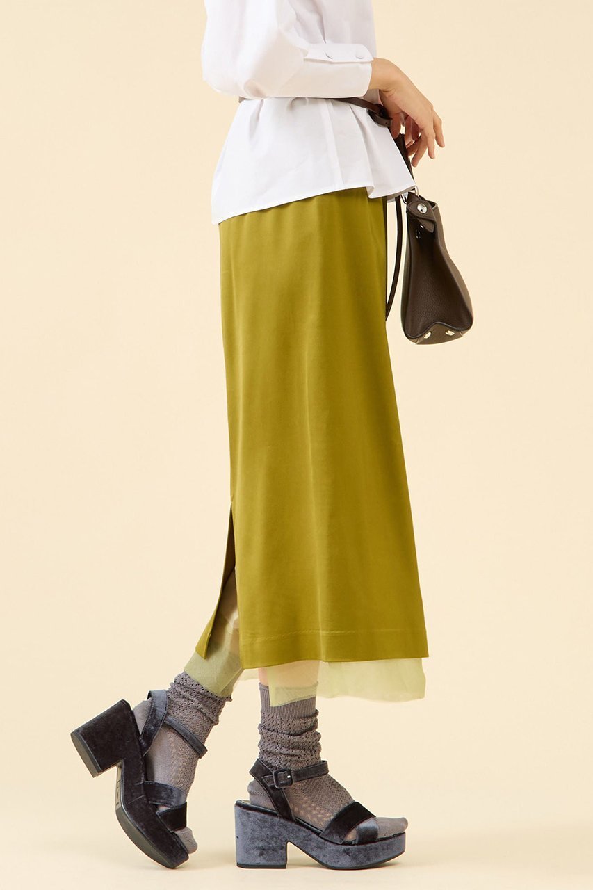 【マルティニーク/martinique】のウールサテンスカート 人気、トレンドファッション・服の通販 founy(ファニー) ファッション Fashion レディースファッション Fashion for Women スカート Skirts ロングスカート Long Skirts / Maxi & Midi Skirts おすすめ Recommended / Our Picks オーガンジー Organza Fabric サテン Satin, Glossy Fabric シルク Silk, 100% Silk ストレッチ Stretch, Stretchy Fabric ロング Long, Long-Length 秋 Autumn A/W・秋冬 Autumn/Winter other-2|ID: prp329100004649935 ipo3291000000035406175