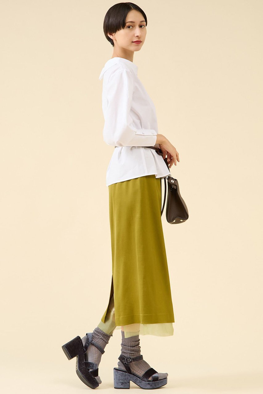 【マルティニーク/martinique】のウールサテンスカート 人気、トレンドファッション・服の通販 founy(ファニー) ファッション Fashion レディースファッション Fashion for Women スカート Skirts ロングスカート Long Skirts / Maxi & Midi Skirts おすすめ Recommended / Our Picks オーガンジー Organza Fabric サテン Satin, Glossy Fabric シルク Silk, 100% Silk ストレッチ Stretch, Stretchy Fabric ロング Long, Long-Length 秋 Autumn A/W・秋冬 Autumn/Winter other-7|ID: prp329100004649935 ipo3291000000035406180