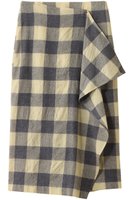 【ベイジ,/BEIGE,】のHOBBS/ラップスカート 人気、トレンドファッション・服の通販 founy(ファニー) ファッション Fashion レディースファッション Fashion for Women スカート Skirts ロングスカート Long Skirts / Maxi & Midi Skirts シンプル Simple, Minimal チェック Check, Plaid, Tartan ブロック Block, Solid Block Pattern ラップ Wrap, Wrap Design ロング Long, Long-Length |ID:prp329100004649939