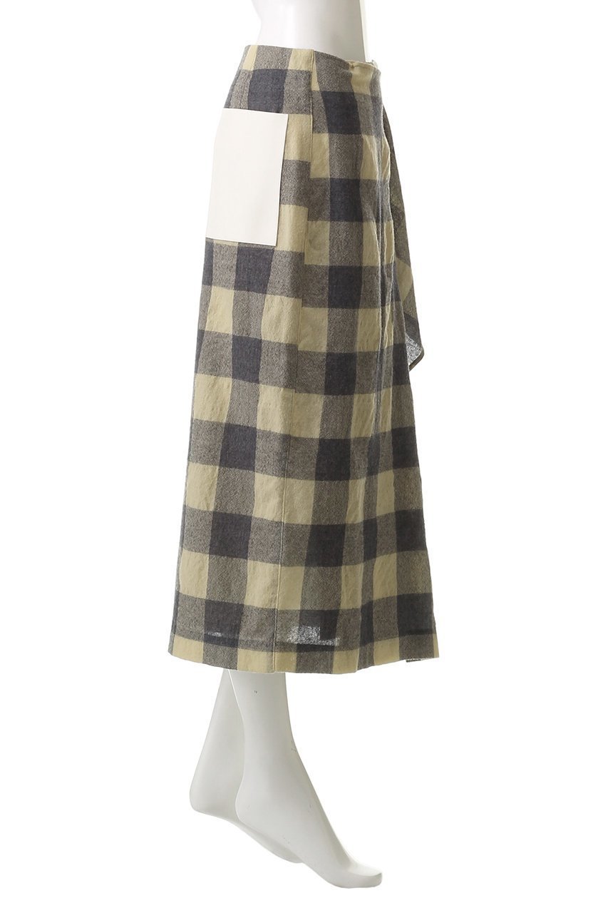【ベイジ,/BEIGE,】のHOBBS/ラップスカート 人気、トレンドファッション・服の通販 founy(ファニー) 　ファッション　Fashion　レディースファッション　Fashion for Women　スカート　Skirts　ロングスカート　Long Skirts / Maxi & Midi Skirts　シンプル　Simple, Minimal　チェック　Check, Plaid, Tartan　ブロック　Block, Solid Block Pattern　ラップ　Wrap, Wrap Design　ロング　Long, Long-Length　other-3|ID: prp329100004649939 ipo3291000000033590400