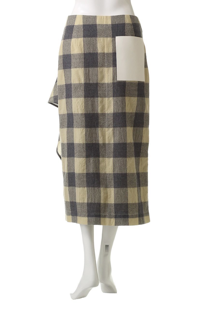 【ベイジ,/BEIGE,】のHOBBS/ラップスカート 人気、トレンドファッション・服の通販 founy(ファニー) 　ファッション　Fashion　レディースファッション　Fashion for Women　スカート　Skirts　ロングスカート　Long Skirts / Maxi & Midi Skirts　シンプル　Simple, Minimal　チェック　Check, Plaid, Tartan　ブロック　Block, Solid Block Pattern　ラップ　Wrap, Wrap Design　ロング　Long, Long-Length　other-4|ID: prp329100004649939 ipo3291000000033590401