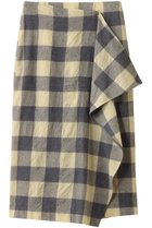 【ベイジ,/BEIGE,】のHOBBS/ラップスカート L.MustardxMd.Gray|ID: prp329100004649939 ipo3291000000036133778