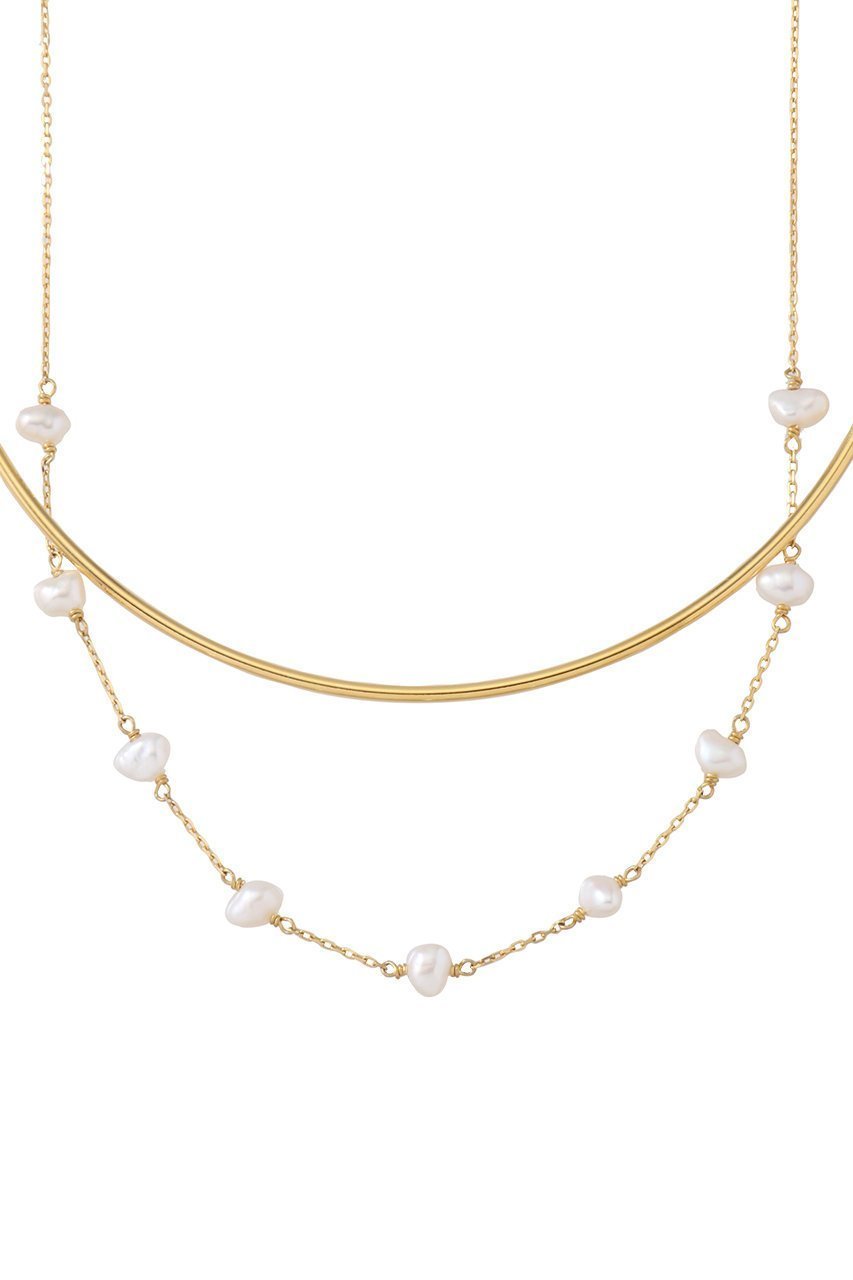 【プラス ヴァンドーム/Plus Vendome】の【ELLE SHOP限定】PEARL レイヤードネックレス 人気、トレンドファッション・服の通販 founy(ファニー) 　ファッション　Fashion　レディースファッション　Fashion for Women　ジュエリー　Jewelry　ネックレス　Necklaces & Pendants　チェーン　Chain, Chain Strap　デニム　Denim, Jeans Material　ネックレス　Necklace, Pendant Necklace　パール　Pearl, Pearl Accent　メタル　Metal, Metal Parts　リュクス　Luxury, Elegant, High-End, Chic　再入荷　Restock / Back in Stock　other-4|ID: prp329100004650880 ipo3291000000035723687