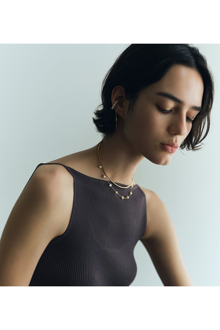 【プラス ヴァンドーム/Plus Vendome】の【ELLE SHOP限定】PEARL レイヤードネックレス 人気、トレンドファッション・服の通販 founy(ファニー) 　ファッション　Fashion　レディースファッション　Fashion for Women　ジュエリー　Jewelry　ネックレス　Necklaces & Pendants　チェーン　Chain, Chain Strap　デニム　Denim, Jeans Material　ネックレス　Necklace, Pendant Necklace　パール　Pearl, Pearl Accent　メタル　Metal, Metal Parts　リュクス　Luxury, Elegant, High-End, Chic　再入荷　Restock / Back in Stock　other-5|ID: prp329100004650880 ipo3291000000035723689