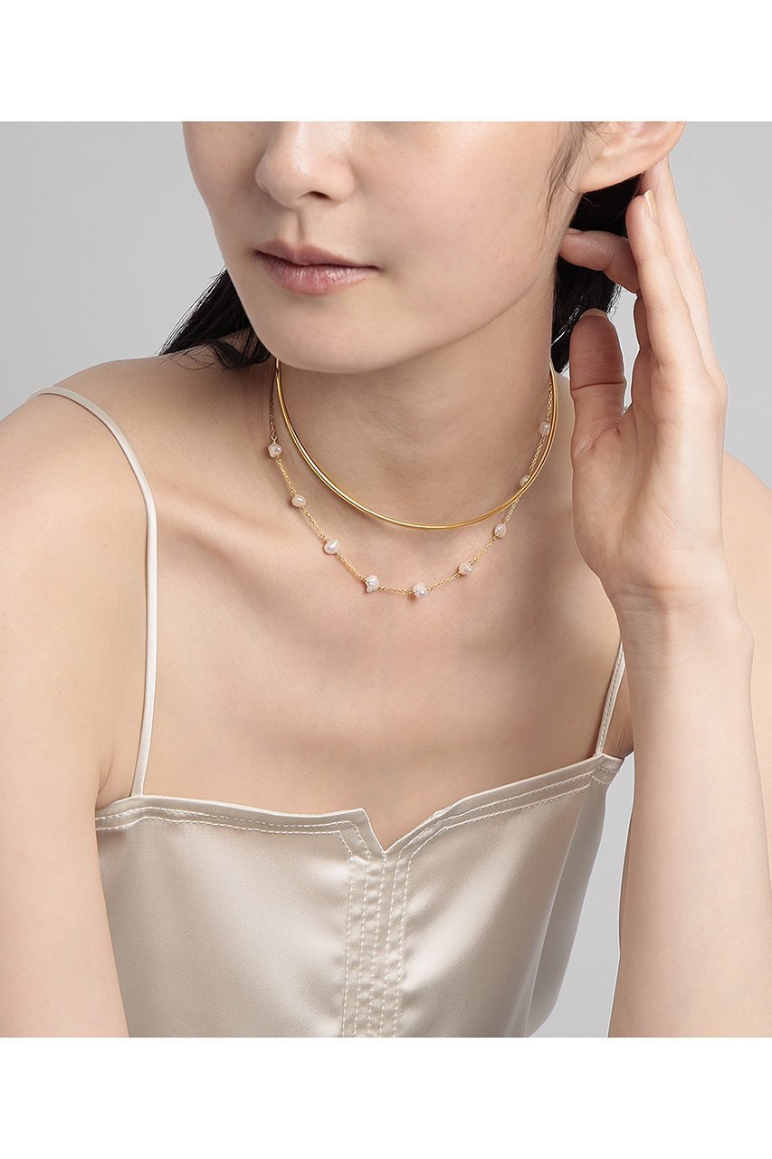 【プラス ヴァンドーム/Plus Vendome】の【ELLE SHOP限定】PEARL レイヤードネックレス 人気、トレンドファッション・服の通販 founy(ファニー) 　ファッション　Fashion　レディースファッション　Fashion for Women　ジュエリー　Jewelry　ネックレス　Necklaces & Pendants　チェーン　Chain, Chain Strap　デニム　Denim, Jeans Material　ネックレス　Necklace, Pendant Necklace　パール　Pearl, Pearl Accent　メタル　Metal, Metal Parts　リュクス　Luxury, Elegant, High-End, Chic　再入荷　Restock / Back in Stock　other-8|ID: prp329100004650880 ipo3291000000035723694