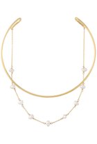 【プラス ヴァンドーム/Plus Vendome】の【ELLE SHOP限定】PEARL レイヤードネックレス ゴールド|ID:prp329100004650880