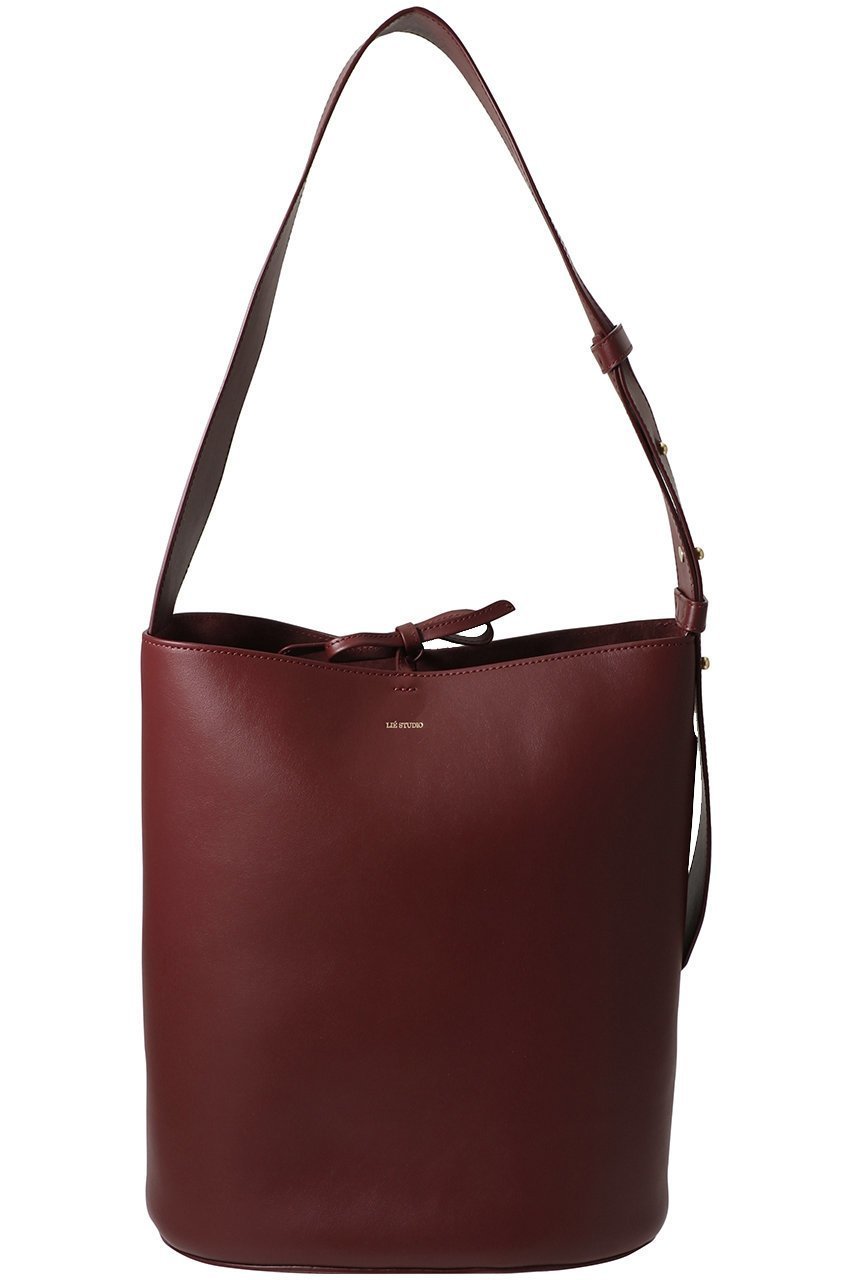 【リエ スタジオ/LIE STUDIO】のThe Norma ショルダートート インテリア・キッズ・メンズ・レディースファッション・服の通販 founy(ファニー) 　ファッション　Fashion　レディースファッション　Fashion for Women　バッグ　Bags　ラップ　Wrap, Wrap Design　エレガント 上品　Elegant　バーガンディレッド|ID: prp329100004650900 ipo3291000000035828536