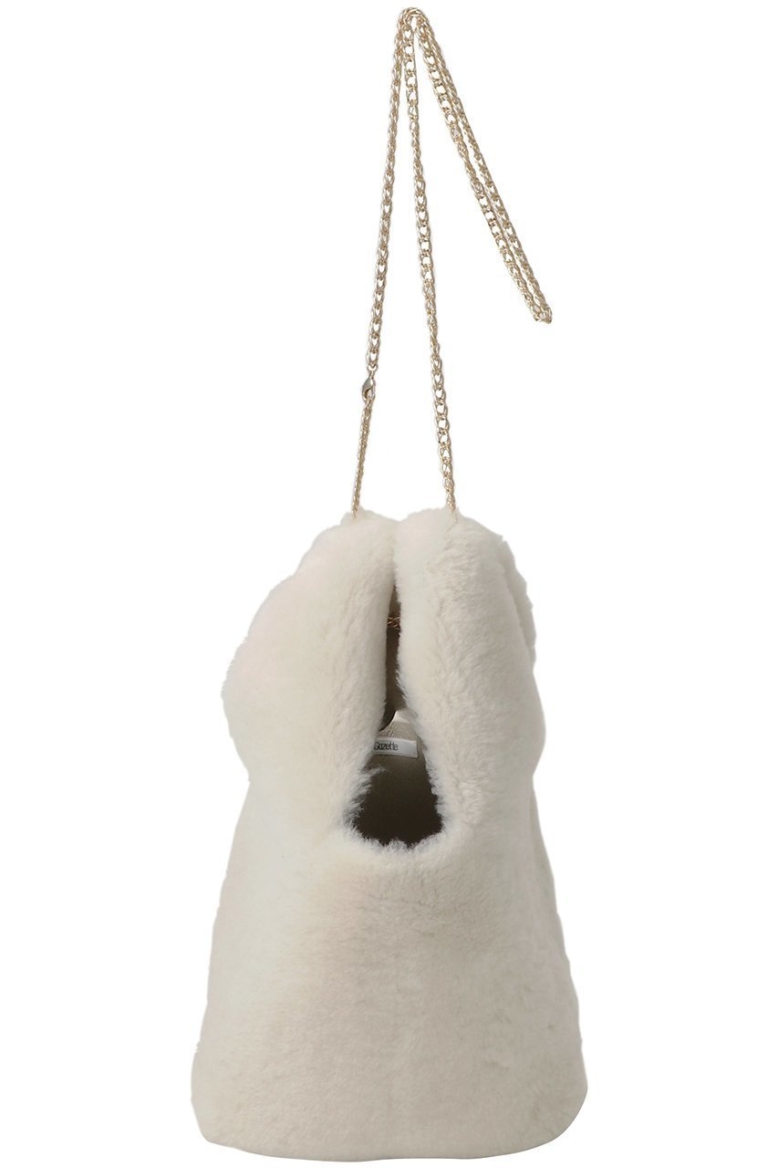 【ウィムガゼット/Whim Gazette】のメリノムートンチェーンバッグ インテリア・キッズ・メンズ・レディースファッション・服の通販 founy(ファニー) 　ファッション　Fashion　レディースファッション　Fashion for Women　バッグ　Bags　エレガント 上品　Elegant　シンプル　Simple, Minimal　チェーン　Chain, Chain Strap　フォルム　Silhouette, Form　ムートン　Shearling, Mouton　オフホワイト|ID: prp329100004650910 ipo3291000000036800132