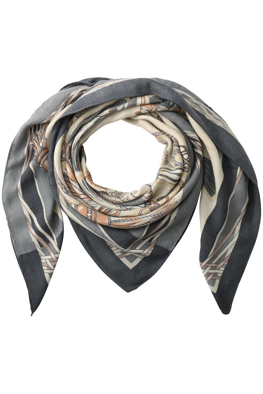 【マニプリ/manipuri】のインドストール(120×120) インテリア・キッズ・メンズ・レディースファッション・服の通販 founy(ファニー) 　ファッション　Fashion　レディースファッション　Fashion for Women　ストール　Soft & Warm Scarves　マフラー・スヌード / 冬小物の定番　Scarves & Mufflers　インド　Indian Textile　シルク　Silk, 100% Silk　ストール　Stole, Wrap　プリント　Print, Printed Pattern　マフラー　Scarf, Muffler　エレガント 上品　Elegant　A/W・秋冬　Autumn/Winter　グレー(ヴィヴァーチェタッセル)|ID: prp329100004650930 ipo3291000000034114141