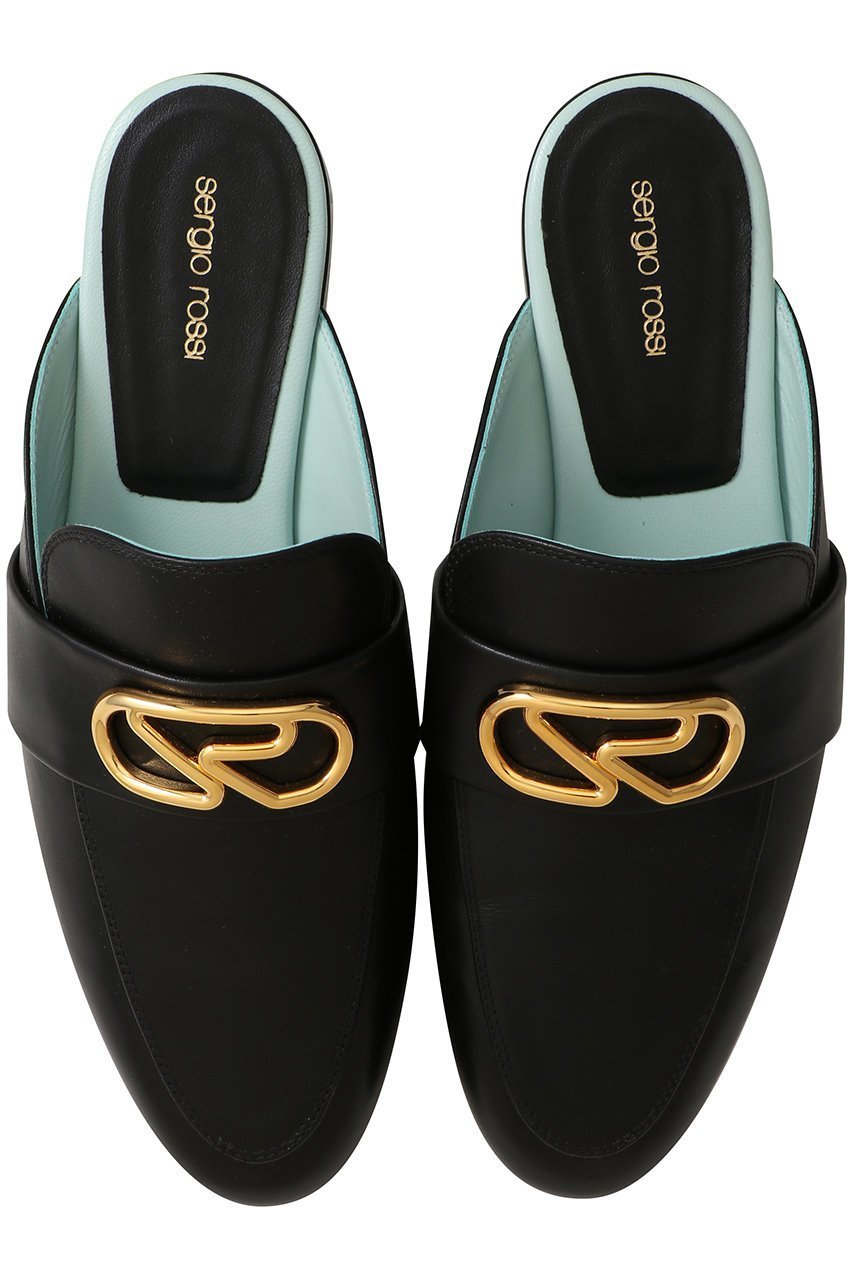 【セルジオ ロッシ/SERGIO ROSSI】のSURGE サボ インテリア・キッズ・メンズ・レディースファッション・服の通販 founy(ファニー) 　ファッション　Fashion　レディースファッション　Fashion for Women　インソール　Shoe Insole　コレクション　Collection, Seasonal Line　シューズ　Shoes, Footwear　ハンド　Hand, Handmade　フラット　Flat, Flat Shoes　マキシ　Maxi, Full Length　ラップ　Wrap, Wrap Design　A/W・秋冬　Autumn/Winter　ブラック|ID: prp329100004650950 ipo3291000000036064351