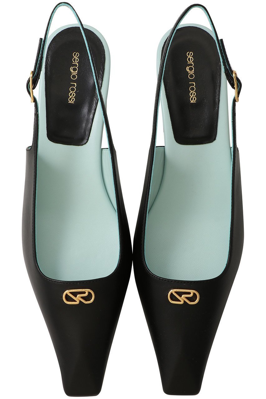 【セルジオ ロッシ/SERGIO ROSSI】のSURGE スリングバック インテリア・キッズ・メンズ・レディースファッション・服の通販 founy(ファニー) ファッション Fashion レディースファッション Fashion for Women バッグ Bags アンクル Ankle-Length Design インソール Shoe Insole エレガント 上品 Elegant コレクション Collection, Seasonal Line ハンド Hand, Handmade マキシ Maxi, Full Length ラップ Wrap, Wrap Design A/W・秋冬 Autumn/Winter ブラック+アクアミントライニング|ID: prp329100004650951 ipo3291000000036064357