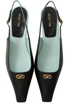 【セルジオ ロッシ/SERGIO ROSSI】のSURGE スリングバック ブラック+アクアミントライニング|ID: prp329100004650951 ipo3291000000036532704