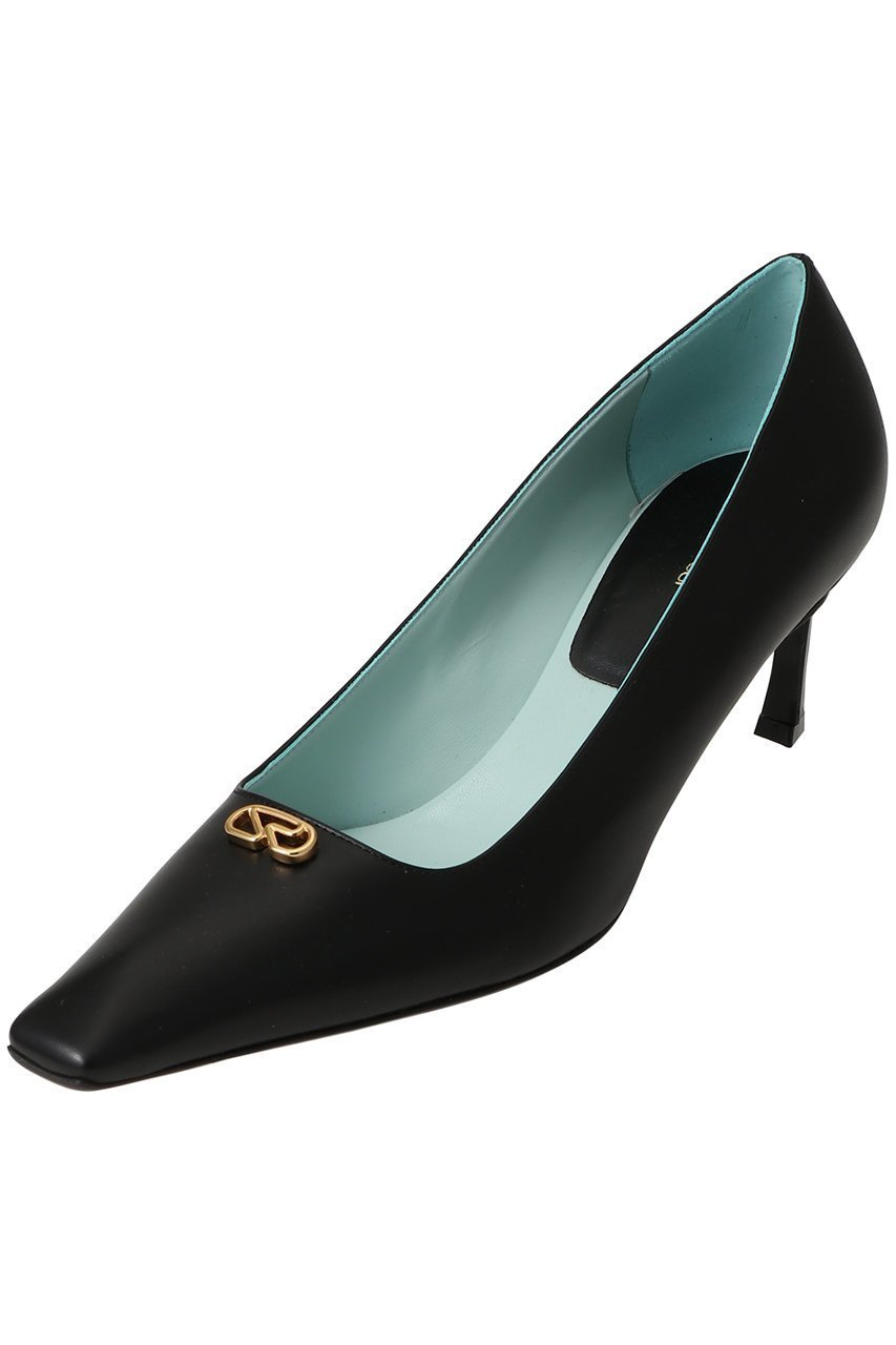 【セルジオ ロッシ/SERGIO ROSSI】のSURGE パンプス インテリア・キッズ・メンズ・レディースファッション・服の通販 founy(ファニー) 　ファッション　Fashion　レディースファッション　Fashion for Women　エレガント 上品　Elegant　コレクション　Collection, Seasonal Line　シェイプ　Shape, Slim Fit　トライアングル　Triangle, Triangular Shape　ライニング　Inner Lining, Inner Fabric, Lined　A/W・秋冬　Autumn/Winter　ブラック+アクアミントライニング|ID: prp329100004650953 ipo3291000000036564830