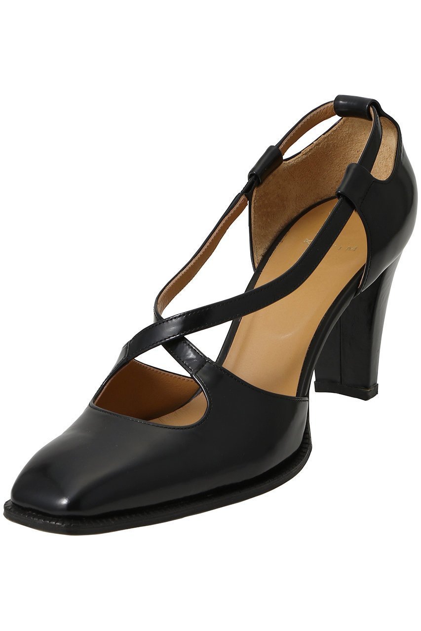 【カチム/KATIM】のKYUDO クロスストラップパンプス インテリア・キッズ・メンズ・レディースファッション・服の通販 founy(ファニー) 　ファッション　Fashion　レディースファッション　Fashion for Women　クラシック　Classic, Timeless Style　シャーリング　Shirring, Ruched　セパレート　Separate, Two-Piece　ソックス　Socks, Hosiery　タイツ　Tights, Legwear　モダン　Modern, Contemporary　ワーク　Workwear, Utility Style　グラスブラック|ID: prp329100004650964 ipo3291000000036064390