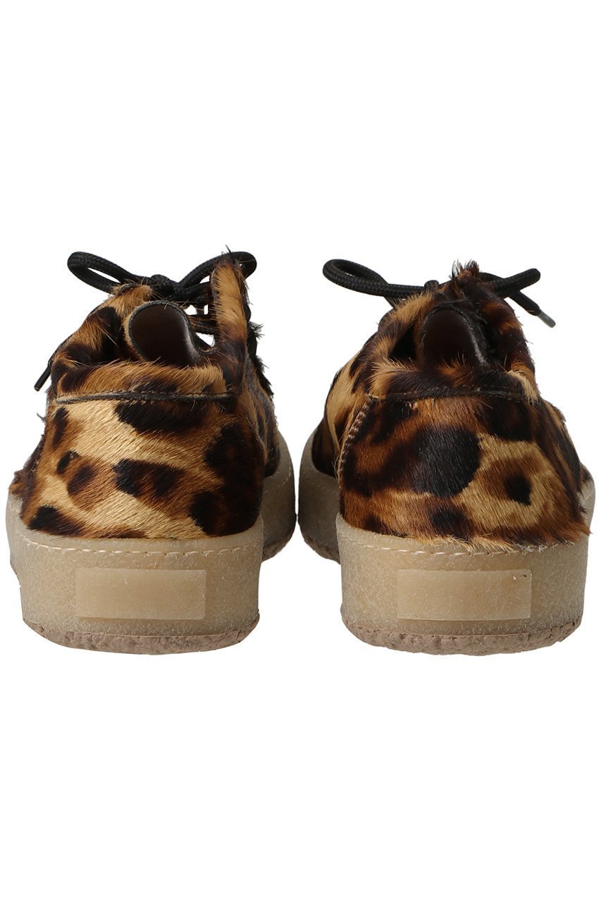 【フラカップ/Fracap】のレオパード柄クレープソールレースアップシューズ 人気、トレンドファッション・服の通販 founy(ファニー) 　ファッション　Fashion　レディースファッション　Fashion for Women　イタリア　Italy　クッション　Cushion, Throw Pillow　シューズ　Shoes, Footwear　フラット　Flat, Flat Shoes　レオパード　Leopard, Animal Print　レース　Lace, Lace Fabric　A/W・秋冬　Autumn/Winter　other-3|ID: prp329100004650968 ipo3291000000035828806