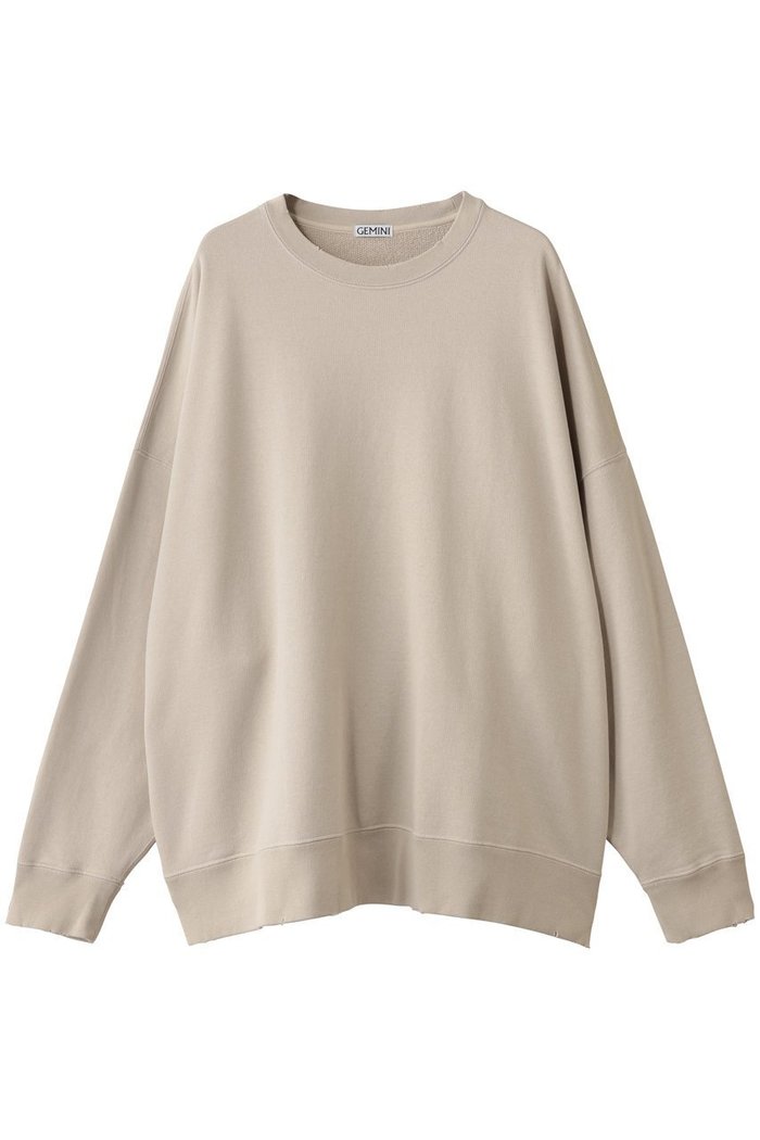 【ウィムガゼット/Whim Gazette】の【GEMINI】オーバーバックプリントスウェット インテリア・キッズ・メンズ・レディースファッション・服の通販 founy(ファニー) https://founy.com/ ファッション Fashion レディースファッション Fashion for Women トップス・カットソー Cut & Sew Tops シャツ・ブラウス・オフィスカジュアル Elegant Blouses & Button-Ups レディースパーカー・カジュアルフーディー Casual Hoodies & Sweatshirts ロングTシャツ・Tシャツ Longline T-Shirts & Tees スウェット・クルーネックトップス Sweatshirts & Crewnecks / Relaxed Fit Sweat Tops カットソー・ベーシックTシャツ Cut-and-Sewn Tops / Stretch Tees & Basics シンプル Simple, Minimal スリーブ Sleeve, Long Sleeve / Short Sleeve ダメージ Distressed, Destroyed プリント Print, Printed Pattern ロング Long, Long-Length A/W・秋冬 Autumn/Winter |ID: prp329100004650979 ipo3291000000036517083