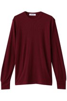 【サクラ/SACRA】のエクストラファインメリノリブジャージートップス 人気、トレンドファッション・服の通販 founy(ファニー) ファッション Fashion レディースファッション Fashion for Women トップス・カットソー Cut & Sew Tops シャツ・ブラウス・オフィスカジュアル Elegant Blouses & Button-Ups ロングTシャツ・Tシャツ Longline T-Shirts & Tees カットソー・ベーシックTシャツ Cut-and-Sewn Tops / Stretch Tees & Basics 2025年 2025 2025-2026秋冬・A/W Autumn/Winter 2025–26 AW25–26 なめらか Smooth, Silky Texture インナー Innerwear シンプル Simple, Minimal スリーブ Sleeve, Long Sleeve / Short Sleeve テレコ Ribbed, Rib Stitch ロング Long, Long-Length A/W・秋冬 Autumn/Winter thumbnail レッド|ID: prp329100004650980 ipo3291000000033602577