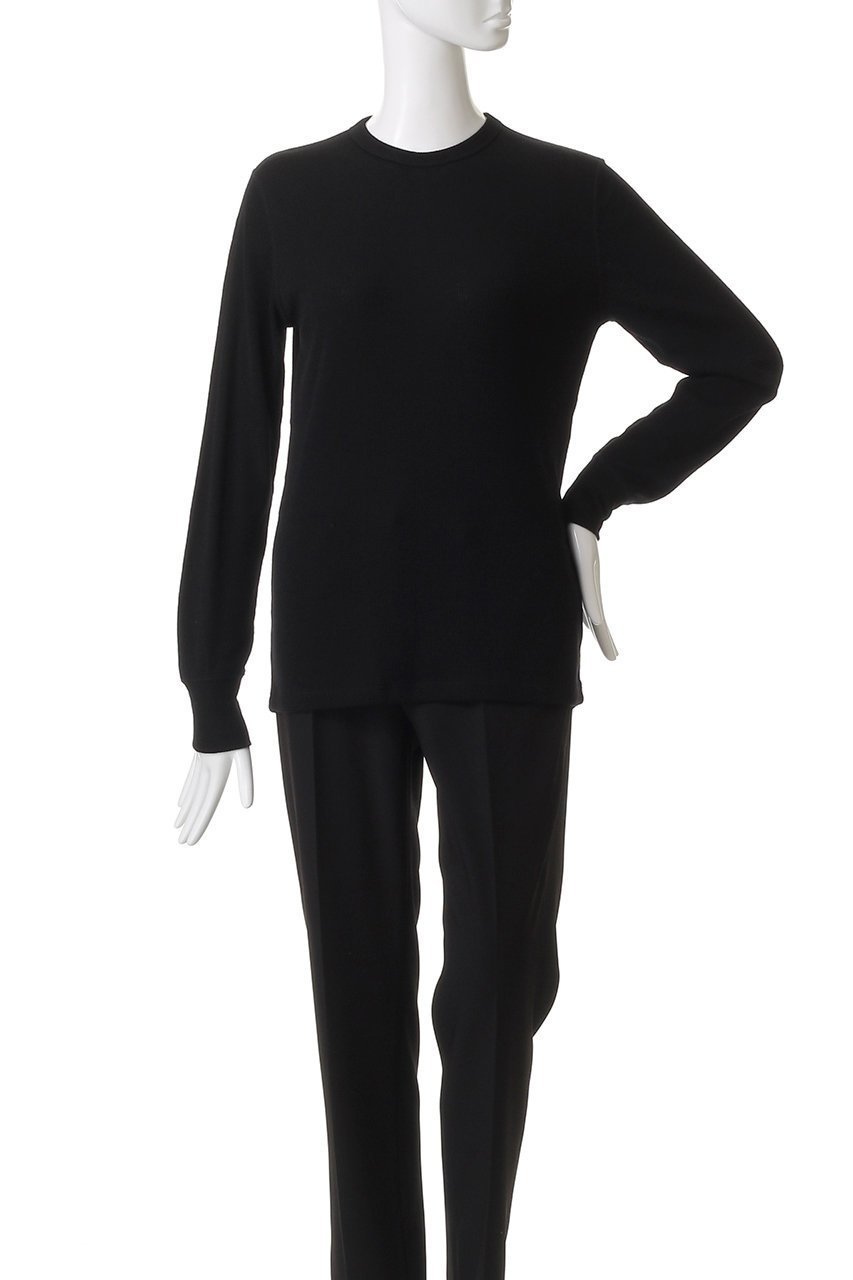 【サクラ/SACRA】のエクストラファインメリノリブジャージートップス 人気、トレンドファッション・服の通販 founy(ファニー) 　ファッション　Fashion　レディースファッション　Fashion for Women　トップス・カットソー　Cut & Sew Tops　シャツ・ブラウス・オフィスカジュアル　Elegant Blouses & Button-Ups　ロングTシャツ・Tシャツ　Longline T-Shirts & Tees　カットソー・ベーシックTシャツ　Cut-and-Sewn Tops / Stretch Tees & Basics　2025年　2025　2025-2026秋冬・A/W　Autumn/Winter 2025–26 AW25–26　なめらか　Smooth, Silky Texture　インナー　Innerwear　シンプル　Simple, Minimal　スリーブ　Sleeve, Long Sleeve / Short Sleeve　テレコ　Ribbed, Rib Stitch　ロング　Long, Long-Length　A/W・秋冬　Autumn/Winter　other-2|ID: prp329100004650980 ipo3291000000033602580