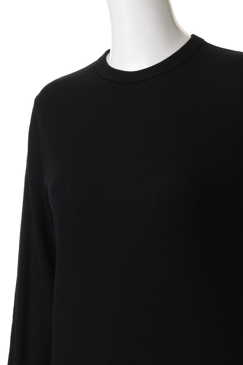 【サクラ/SACRA】のエクストラファインメリノリブジャージートップス 人気、トレンドファッション・服の通販 founy(ファニー) 　ファッション　Fashion　レディースファッション　Fashion for Women　トップス・カットソー　Cut & Sew Tops　シャツ・ブラウス・オフィスカジュアル　Elegant Blouses & Button-Ups　ロングTシャツ・Tシャツ　Longline T-Shirts & Tees　カットソー・ベーシックTシャツ　Cut-and-Sewn Tops / Stretch Tees & Basics　2025年　2025　2025-2026秋冬・A/W　Autumn/Winter 2025–26 AW25–26　なめらか　Smooth, Silky Texture　インナー　Innerwear　シンプル　Simple, Minimal　スリーブ　Sleeve, Long Sleeve / Short Sleeve　テレコ　Ribbed, Rib Stitch　ロング　Long, Long-Length　A/W・秋冬　Autumn/Winter　other-5|ID: prp329100004650980 ipo3291000000033602583