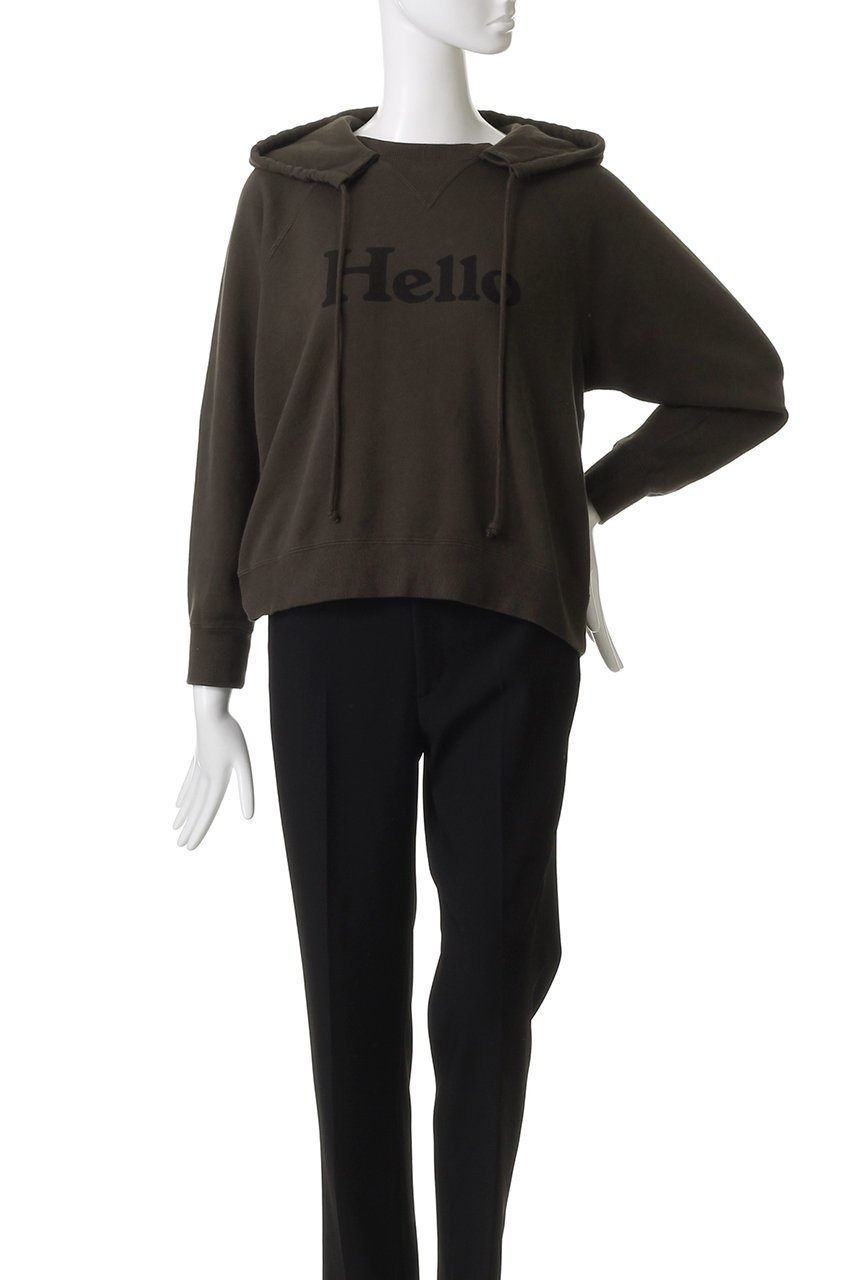 【マディソンブルー/MADISONBLUE】のHELLO HOODIE フーディー 人気、トレンドファッション・服の通販 founy(ファニー) 　ファッション　Fashion　レディースファッション　Fashion for Women　トップス・カットソー　Cut & Sew Tops　シャツ・ブラウス・オフィスカジュアル　Elegant Blouses & Button-Ups　ロングTシャツ・Tシャツ　Longline T-Shirts & Tees　カットソー・ベーシックTシャツ　Cut-and-Sewn Tops / Stretch Tees & Basics　スリーブ　Sleeve, Long Sleeve / Short Sleeve　パール　Pearl, Pearl Accent　リメイク　Remake, Reconstructed　ロング　Long, Long-Length　other-2|ID: prp329100004650981 ipo3291000000035860906