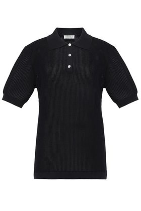 【マディソンブルー/MADISONBLUE】のPOLO KNIT MESH メッシュニットポロ 人気、トレンドファッション・服の通販 founy(ファニー) ファッション Fashion レディースファッション Fashion for Women トップス・カットソー Cut & Sew Tops ニット Knit Tops & Sweaters シャツ・ブラウス・オフィスカジュアル Elegant Blouses & Button-Ups ロングTシャツ・Tシャツ Longline T-Shirts & Tees カットソー・ベーシックTシャツ Cut-and-Sewn Tops / Stretch Tees & Basics 2025年 2025 2025-2026秋冬・A/W Autumn/Winter 2025–26 AW25–26 ショート Short, Short Length スポーツ Sports, Activewear スポーティ Sporty, Casual Athletic スリーブ Sleeve, Long Sleeve / Short Sleeve ポロシャツ Polo Shirt, Collared Tee メッシュ Mesh, Net Fabric A/W・秋冬 Autumn/Winter 軽量 Lightweight, Ultra Light 透かし Cut-Out, Lacework |ID:prp329100004650982