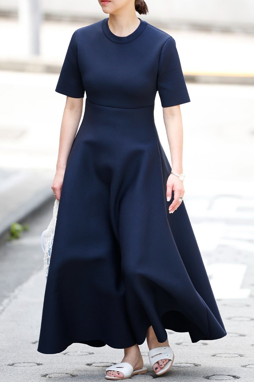 【マディソンブルー/MADISONBLUE】のDOUBLE FACE FIT&FLARE DR ドレス 人気、トレンドファッション・服の通販 founy(ファニー) 　ファッション　Fashion　レディースファッション　Fashion for Women　ワンピース　Dresses　フォーマル・パーティードレス・結婚式用ドレス　Elegant & Casual Dresses　チュニック　Tunic Tops & Dresses　オケージョン　Occasion Wear　チュニック　Tunic, Long Top　ドレス　Dress, One-Piece　フィット　Fit, Slim Fit　フレア　Flare, Flared　ロング　Long, Long-Length　エレガント 上品　Elegant　軽量　Lightweight, Ultra Light　other-6|ID: prp329100004650987 ipo3291000000036000809