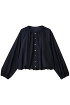 【アナイ/ANAYI】のブライトグログランブラウス ネイビー|ID:prp329100004650988