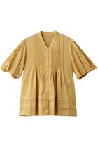 【アルアバイル/allureville】のピンタックデザインスリーブブラウス イエロー|ID: prp329100004650989 ipo3291000000036064468