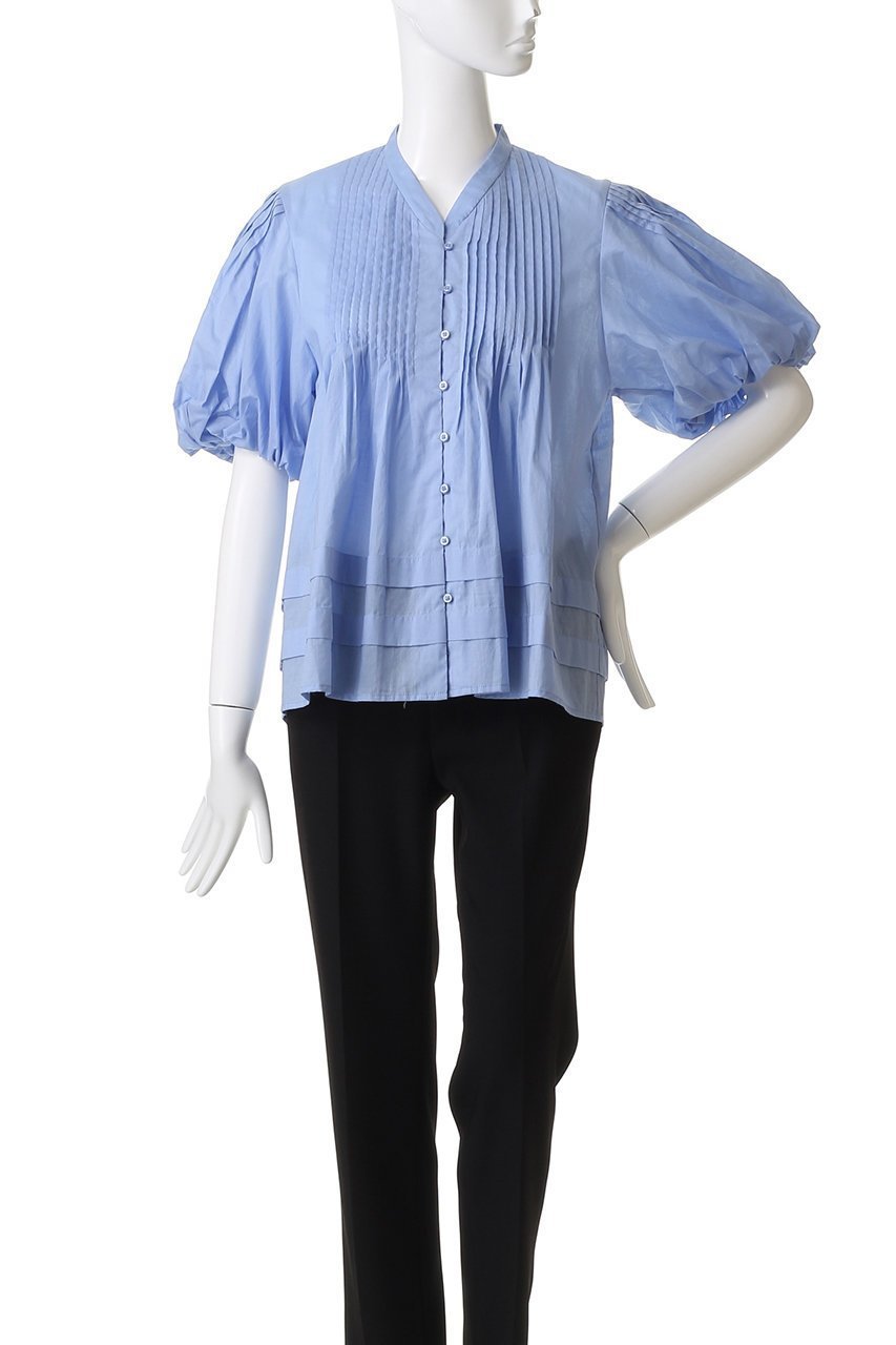 【アルアバイル/allureville】のピンタックデザインスリーブブラウス 人気、トレンドファッション・服の通販 founy(ファニー) ファッション Fashion レディースファッション Fashion for Women トップス・カットソー Cut & Sew Tops シャツ・ブラウス・オフィスカジュアル Elegant Blouses & Button-Ups ショート Short, Short Length スラックス Slacks, Dress Pants スリーブ Sleeve, Long Sleeve / Short Sleeve デニム Denim, Jeans Material フェミニン Feminine, Girly other-2|ID: prp329100004650989 ipo3291000000036064470